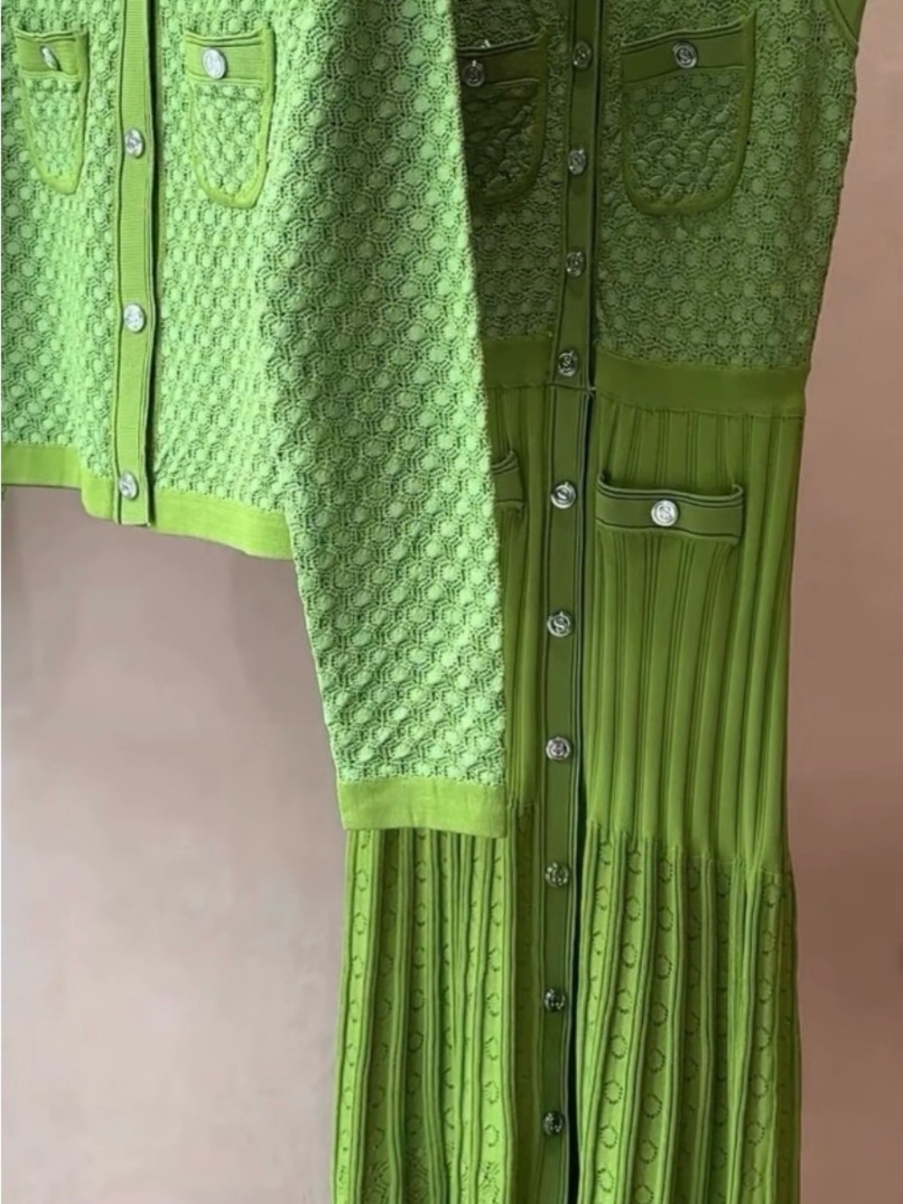 SANDRO PARIS TUILERIES KNITTED DRESS - Picture 7 of 8